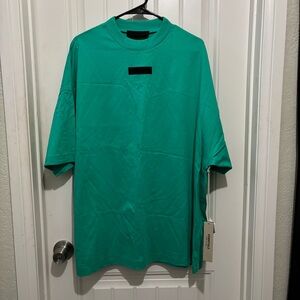 ESSENTIALS | MEDIUM TEAL MENS T-SHIRT